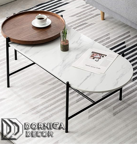 میز جلو مبلی فلزی مدرن 